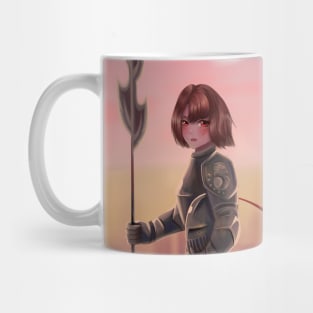 Anime Knight Girl Mug